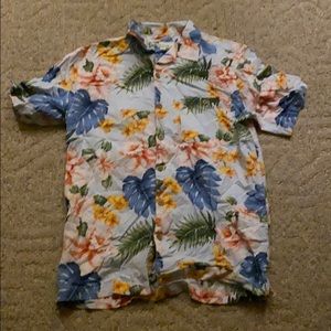 Olives and Burke’s Hawaiian shirt